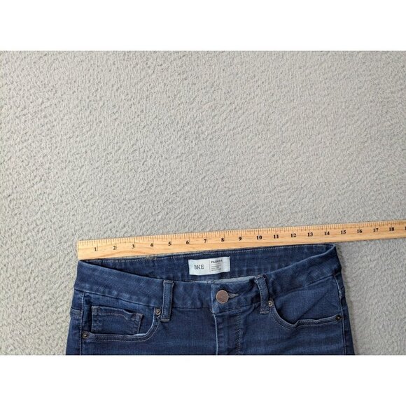 BKE Parker Super Flare Jeans Womens 27 x 29.5 (Meas 29x28) Universal Fit Blue - Picture 6 of 12